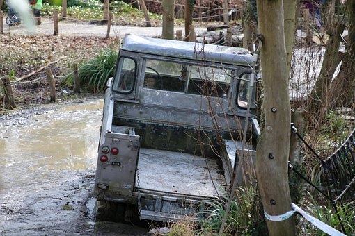 Planckendael, Coche, Zoo, Jeep, Gris