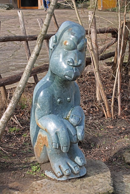 Imagen, Estatua, Bonobo, Parque