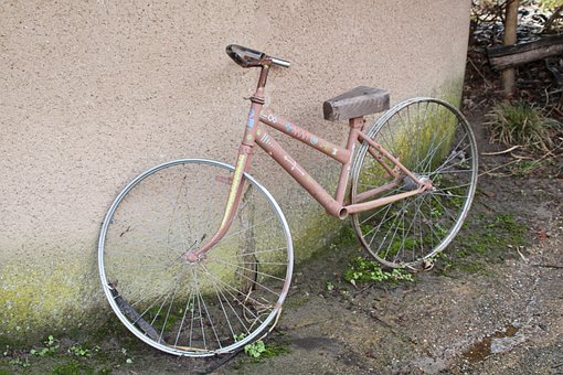 Vintage, Viejo, Antiguo, Bicicleta