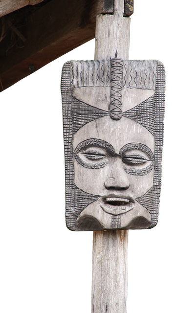 Máscara, De Madera, Artesanía, Polo