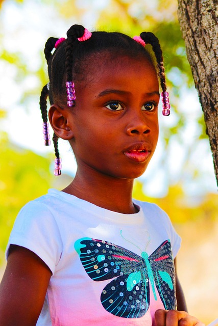 Free Girl Black Child photo and picture