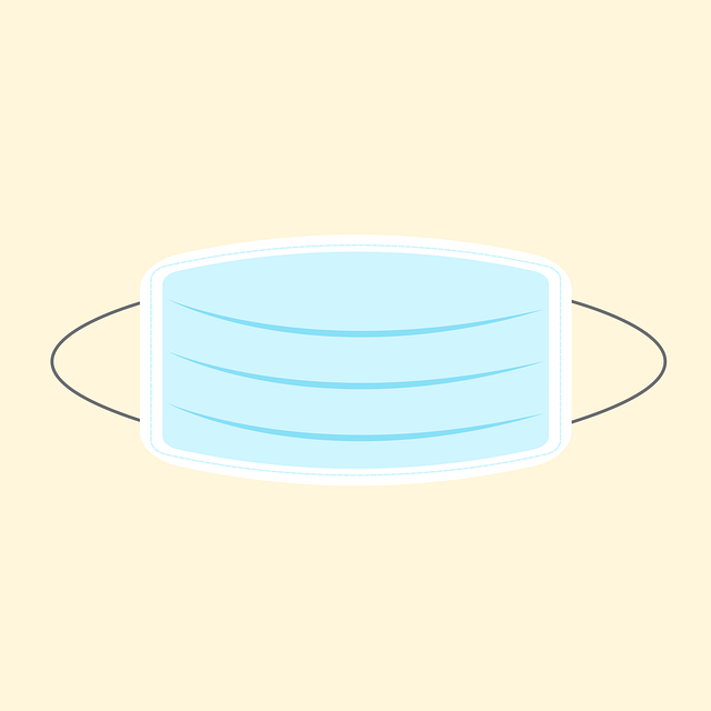 Free mask safety icon vector