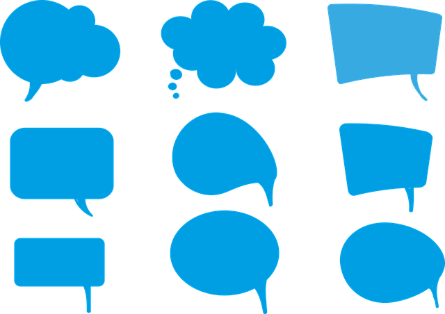Free balloon to speak think vector