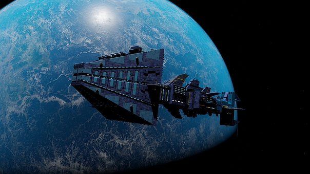 Nave Espacial, Espacio, Ficción, 3D