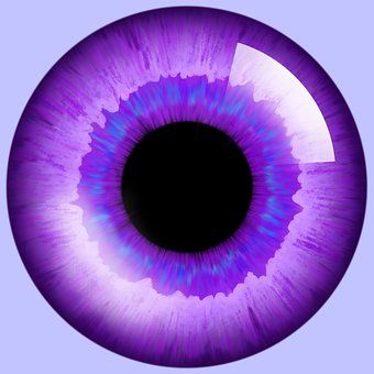 Ojo, Globo Ocular, Ojo Morado, Iris