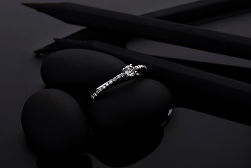 Sieraden, Ring, Goud, Trouwring, Diamant