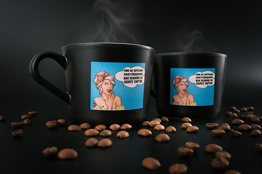 Koffie, Drankje, Kopjes, Koffiebonen