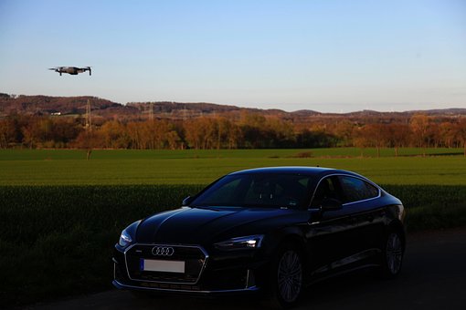 Audi A5, Carro, Estrada, Campo, Zangão
