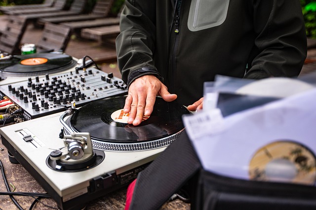 Dj, Pladespiller, Vinyl Plade, Mixer
