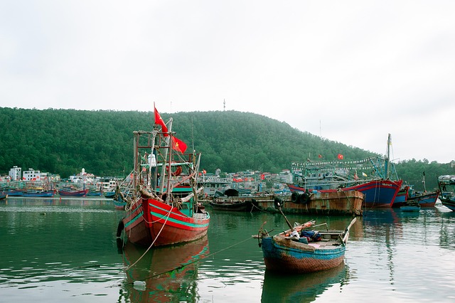 Free Village Fishing photo and picture