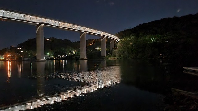 Free Bridge Night photo and picture