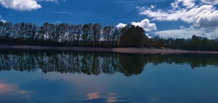 Lago, Agua, Natureza, Panorama, Árvore
