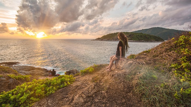 Free Girl Sea photo and picture