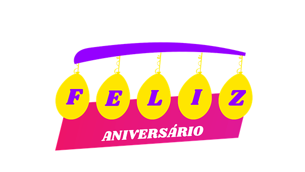 Contento, Feliz Cumpleaños, Globos, Rosa