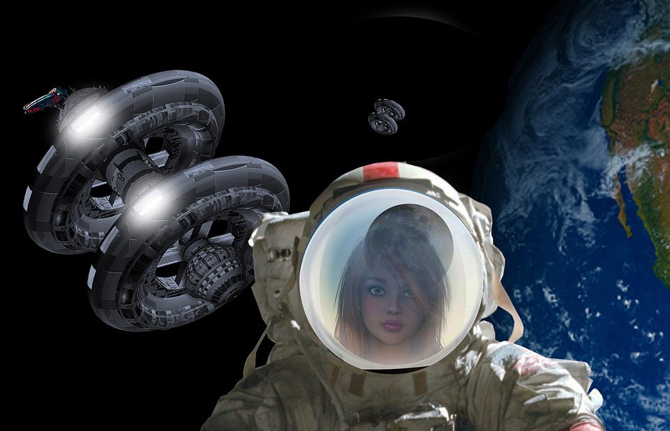 宇宙ステーション スペース 低地球軌道 Pixabayの無料画像