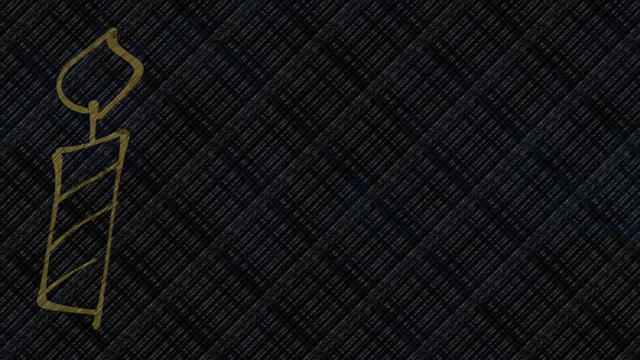 Free candle black background illustration