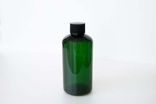 Grøn, Flaske, Plast, Glas, Kosmetik
