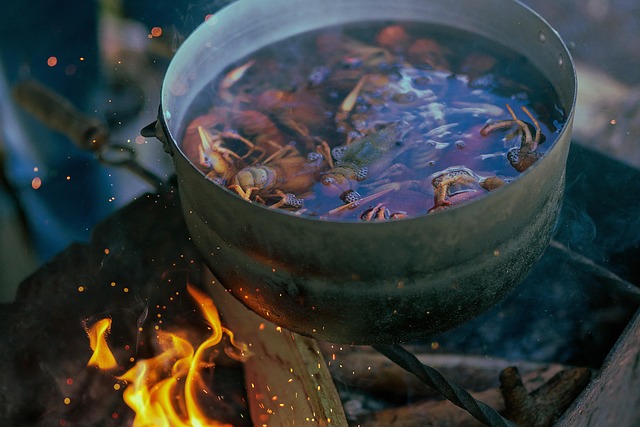 Free Crayfish Cauldron photo and picture