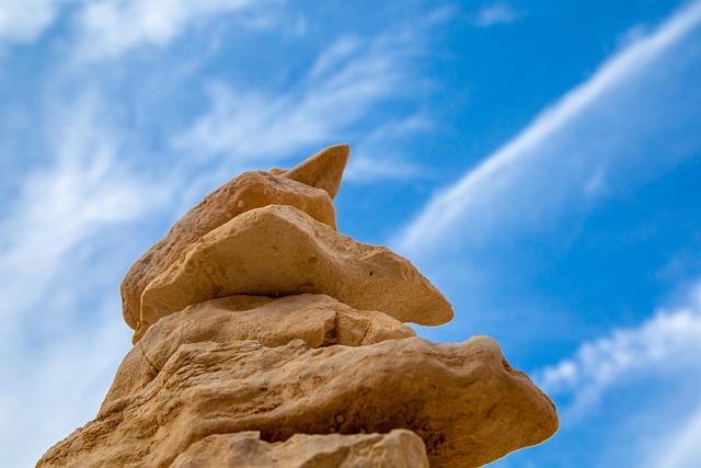 Free Rocks Sign Mark Against Blue Sky Rocks photo and picture