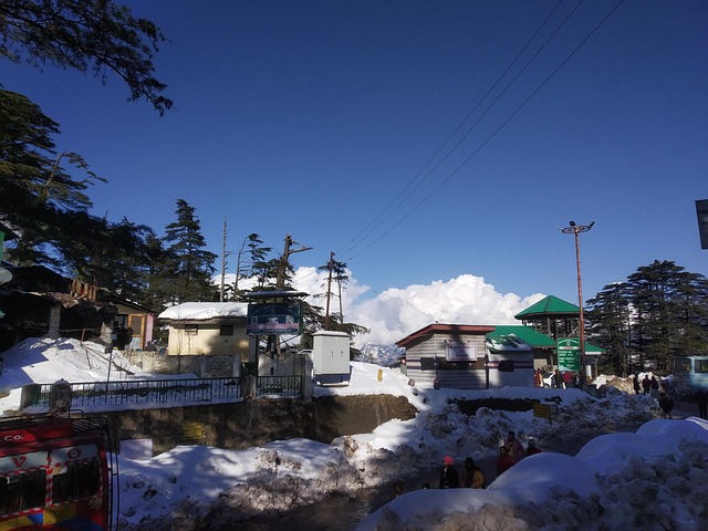 Haus, Schnee, Hütte