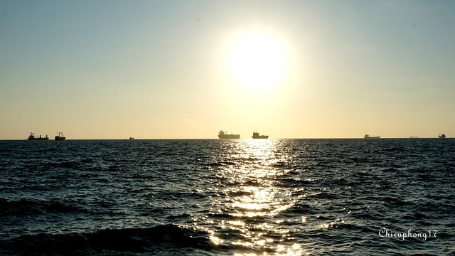 Free Sunset Ship photo and picture