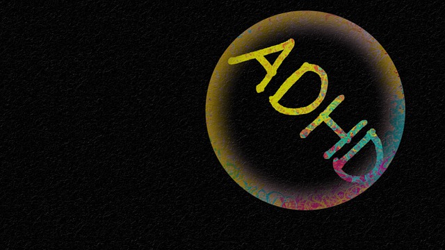 Free adhd black background illustration