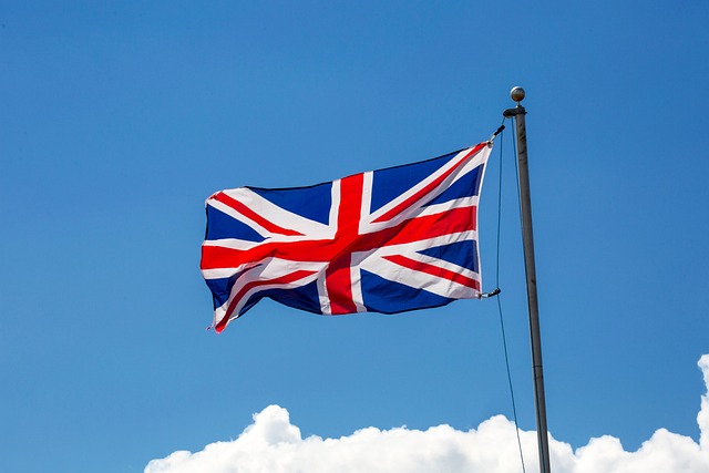 Flag, Blå Himmel, Union Jack