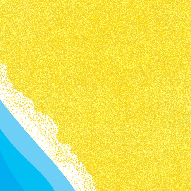 Free beach sand waves illustration