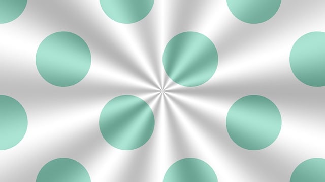 Free polka dots pattern background illustration