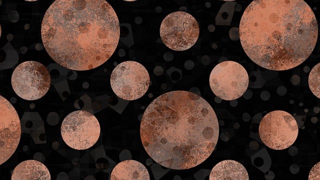 Free circles pattern background illustration
