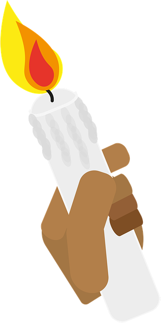 Free candle flame light vector