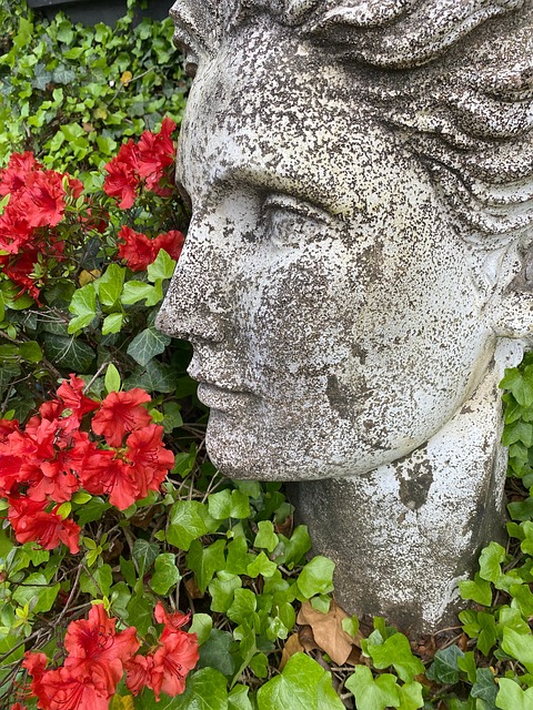 Skulptur, Statue, Büste, Gesicht, Frau