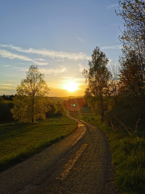 Free Sunset Road photo and picture