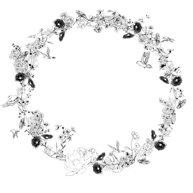 Free Frame Flowers illustration and picture