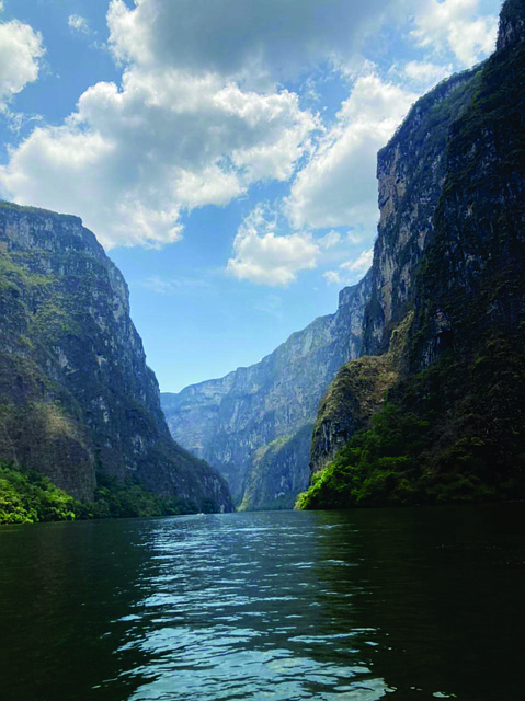 Fluss, Meer, Berge, Wasser, Wolken