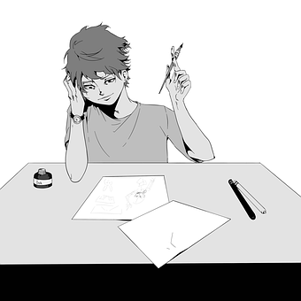Tegning, Manga, Unge, Tegneserie