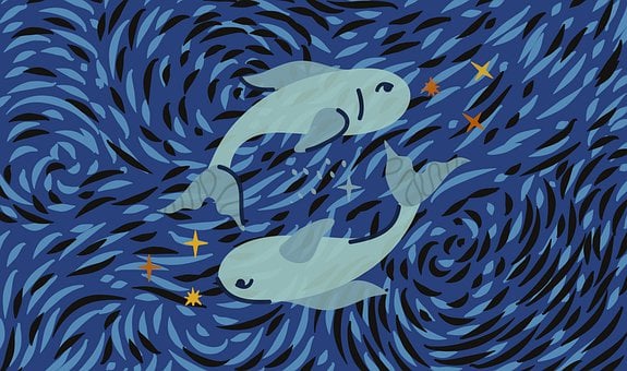 Free Zodiac Sign Pisces illustration and picture