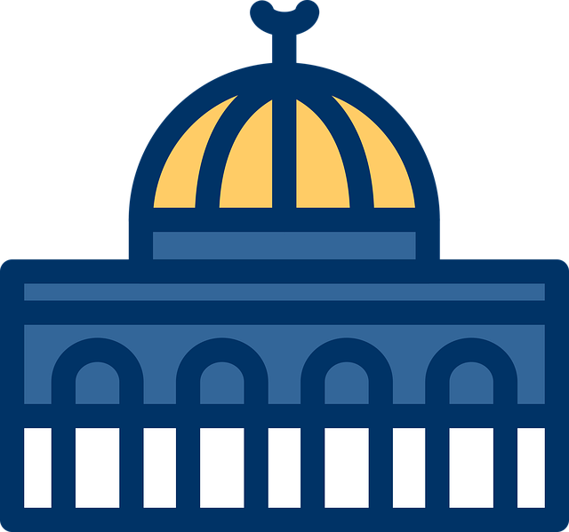 Free mosque dome palestine vector