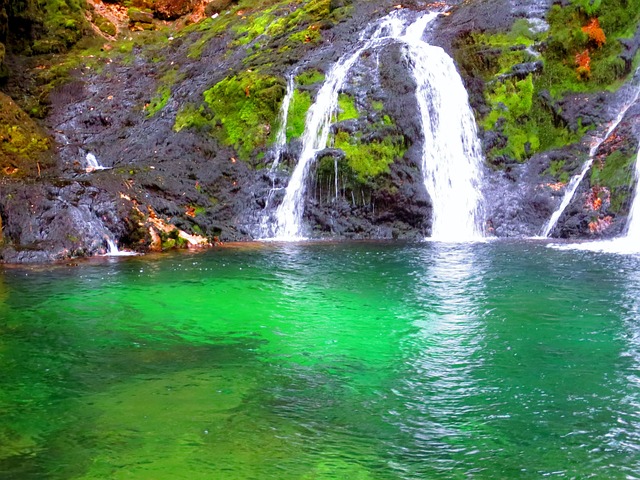 Cascada, Lago, Agua, Paisaje, Naturaleza