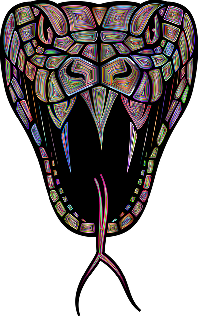 Free snake animal head vector