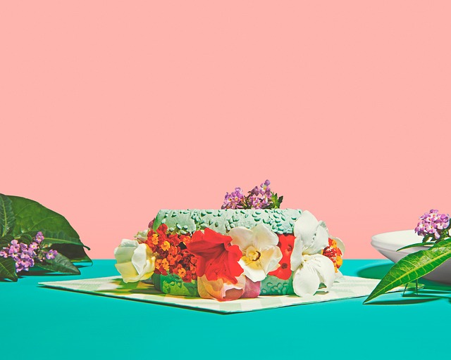 Sandwich, Blumen, Lebensmittel, Kunst