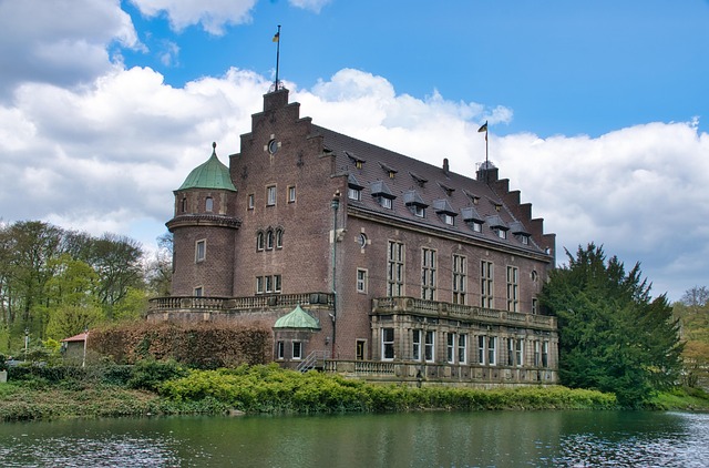 Free Moated Castle Old photo and picture