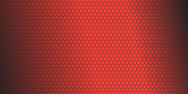 Free grid mosaic hexagon vector