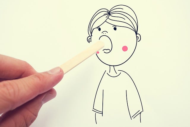 Free boy sick stick illustration