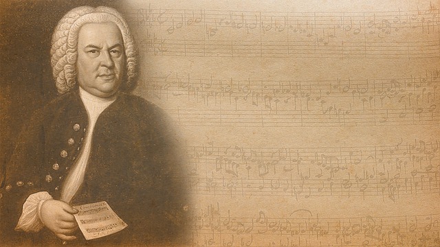 Free bach music notes illustration
