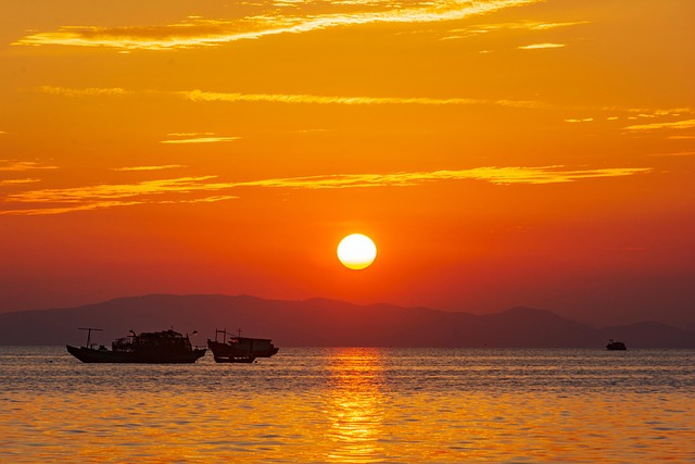 Free Sun Sunset photo and picture