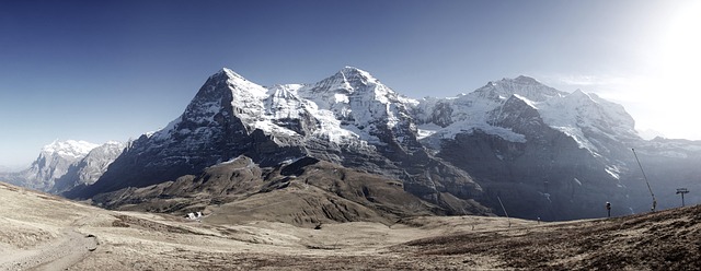 Švýcarský, Švýcarské Alpy, Eiger, Mönch