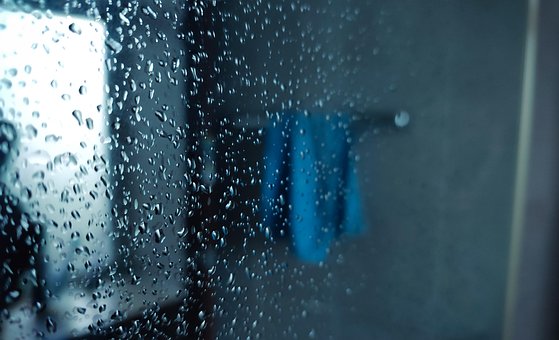 Glas, Wasser, Dusche, Stand, Sonnenlicht