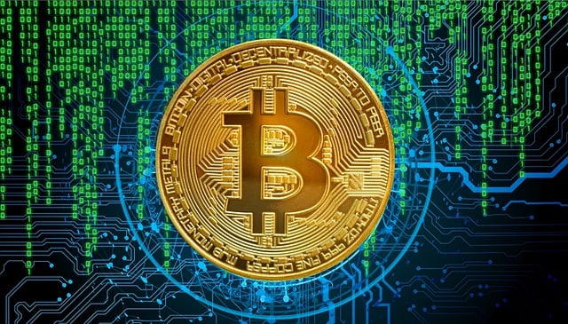 Free bitcoin cryptocurrency btc illustration
