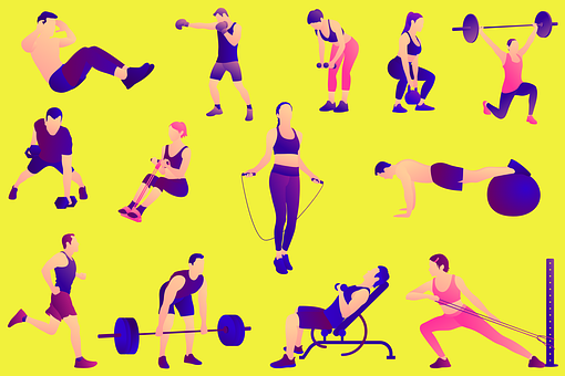 Ausübung, Fitness, Trainieren